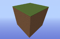 Скачать карту Enlarged Grass Block Survival